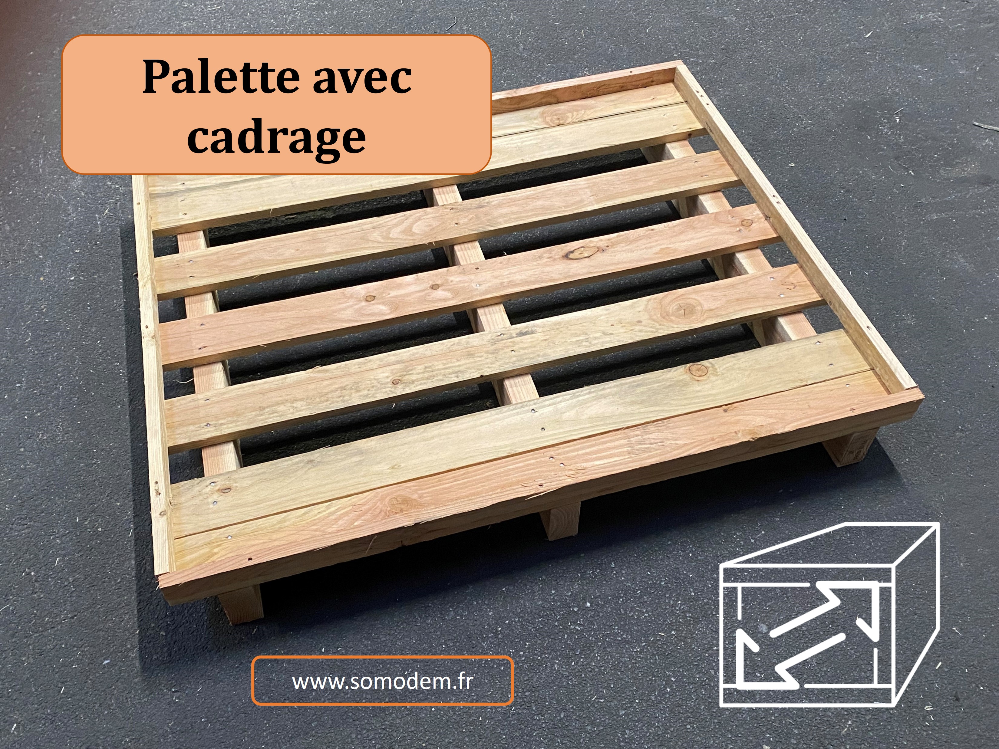 Plaque en carton ondulé par palette complète